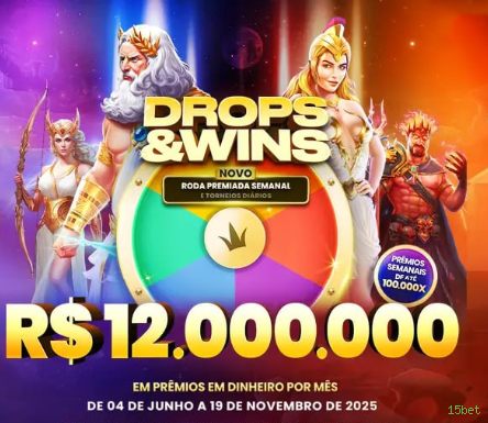 Ganhe prêmios incríveis na 15bet